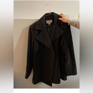 The jacket is good quality cashmere blend made by Croft &Barrow